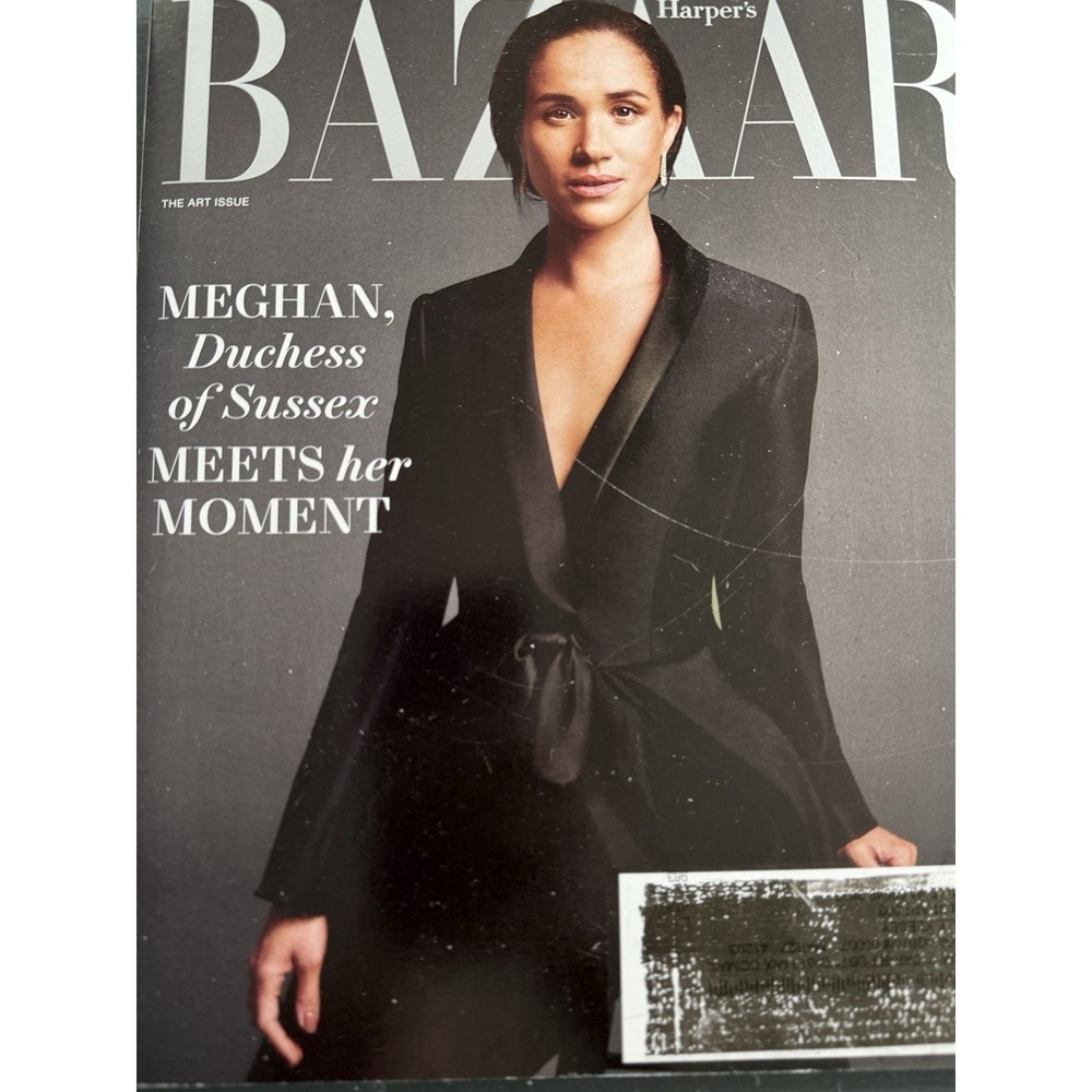 Harper's Bazaar Dec/Jan 2026 Megan Markle Art Issue